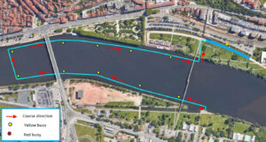 European Aquabike Championships Coimbra Swimcourse