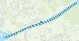 2023 European Aquabike Championships Menen Swim Course