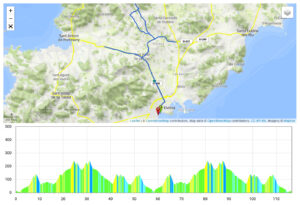 Aquabike World Championships Ibiza 2023 Bike Course